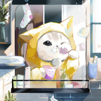 gmeow cat logo